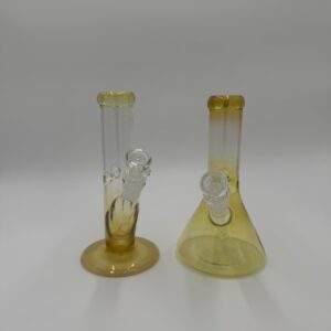 Waterpipe 8" 5mm Thick Full Fumed Glass