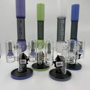 Aleaf WaterPipe The Blaster 15” 7mm Thick Double Showerhead Perk Stemless