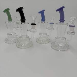 WaterPipe 7" 5mm Thick Rubicon Concentrate With Inline Perc