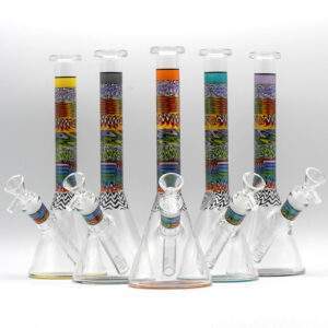 WaterPipe 10"  5mm Thick Beaker Wig Wag