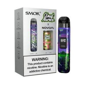 SMOK Novo Pro Kit x Cloud Nurdz Salt Juice 10mL 50mg {Watermelon Apple}