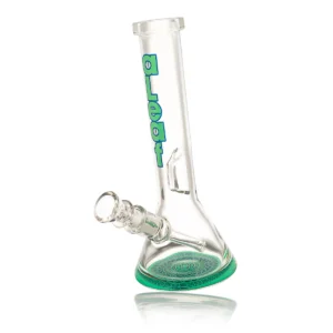 WaterPipe Aleaf 8.5" 5mm Thick The Tribal Beaker {Green}