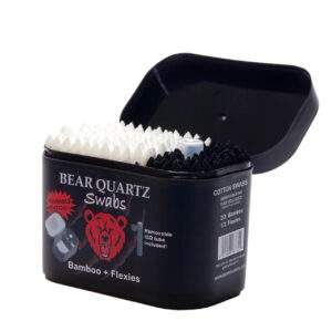 Bear Quartz Swab Kit: Bamboo Swabs, Flexies, with Iso Tube