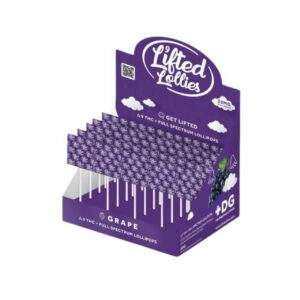 Lifted Lollies Cannabinoid Infused Adult Suckers - 30mg Single {Grape}