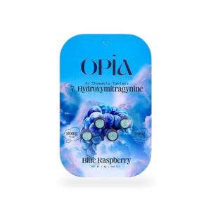 Opia 7-Hydroxymitragynine 4x Chewable Tablets 80mg - (Blue Raspberry)