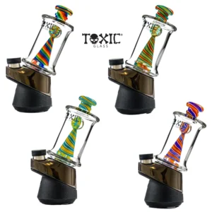 Toxic Glass TXAT85 – Toxic Candyland Puffco Glass Attachment