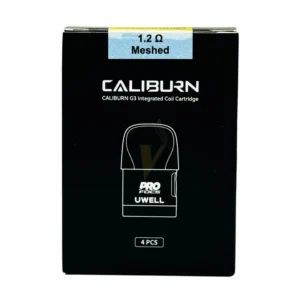 Uwell Caliburn G3 Replacement Pods 1.2ohm Meshed