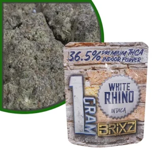 Brixz THCA Flower 1G White Rhino