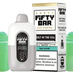 Fifty Bar Disposable Vape | 20K Puffs {Baja Slushie}