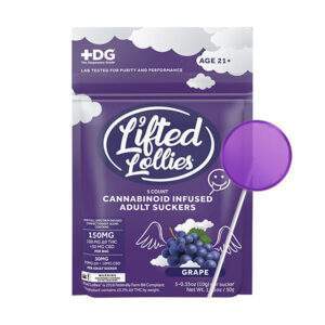 Lifted Lollies Infused Adult Suckers | (5ct) 150mg  {Grape}