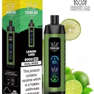 Al Fakher Crown Bar Big Cloud 8000 Pro {Lemon Lime}