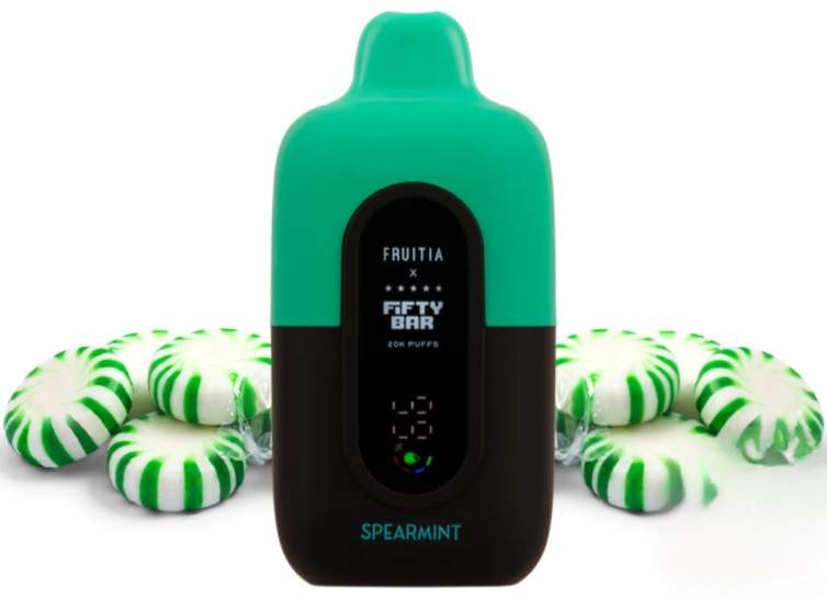 Fifty Bar Disposable Vape | 20K Puffs {Spearmint}