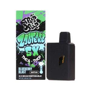 Trip Drip Zooters 5x THCA+THCP 2.5G Disposable {Sativa / Blueberry Blast}
