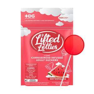 Lifted Lollies Infused Adult Suckers | (5ct) 150mg {Watermelon}