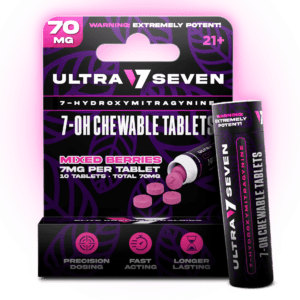 Ultra 7 seven 7-Hydroxymitragynine Mixed Berries 7MG Per Tablet