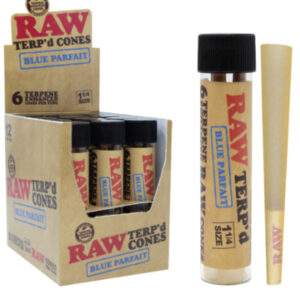 RAW Terp’d Cones 1¼ Size {Blue Parfait}
