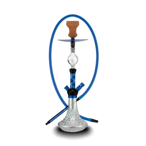 Golden Desert Jewel Hookah {Blue}