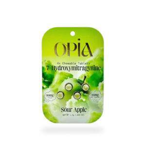 Opia 7-Hydroxymitragynine 4x Chewable Tablets 80mg - (Sour Apple)