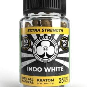 Club 13 Extra Strength Indo White Capsules 25ct