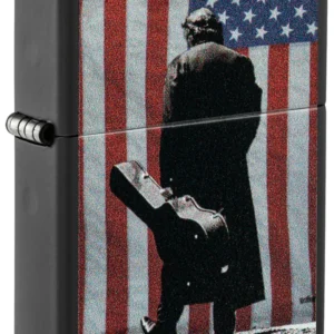 Zippo Johnny Cash Walk The Line Black Matte