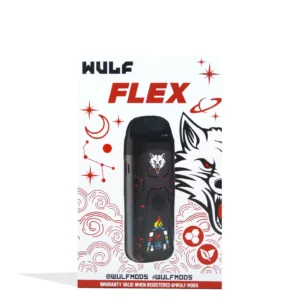 Wulf Mods Flex Dual Use Concentrate and Dry Herb Vaporizer {Black-Red-Spatter}