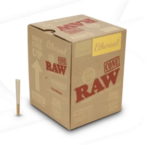 RAW Ethereal 1 1/4 Cones | Bulk Box | 500 Cones