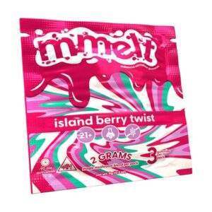 Mmelt Mushroom Gummies by Cali Extrax | 3 Count {Island Berry Twist}