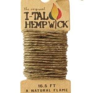 i-Tal Large Hemp Wick 16.5 FT