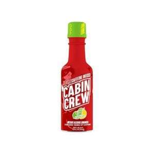 Cabin Crew Red Eye | Real Fruit-Flavored Liquid Enhancer | Caffeine-Infused, 1.69 fl. oz {Red Eye: Lemon Lime}