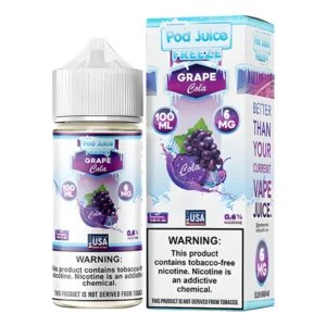 Pod Juice 100ml Freeze Grape Cola 6MG