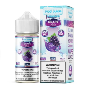 Pod Juice 100ml Freeze Grape Cola 3MG