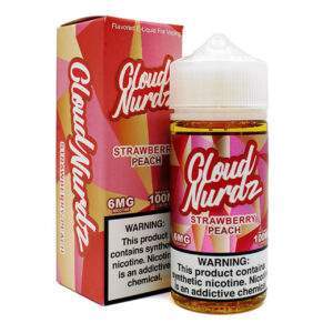 Cloud Nurdz 100ML Strawberry Peach 6MG