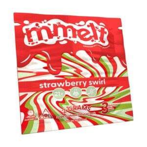 Mmelt Mushroom Gummies by Cali Extrax | 3 Count {Strawberry Swirl}