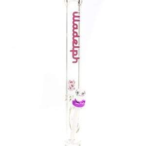 illadelphglass Water Pipe 7MM 19" Medium Straight Purple