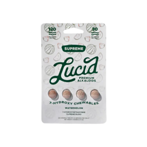 Lucid 7-Hydroxymitragynine Chewable Tablets – Supreme Blend 30mg (Watermelon)