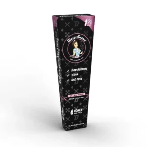 Blazy Susan Ultra Thin Rice Pre Rolled Cones 1 1/4 Size