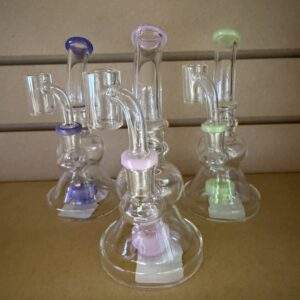WaterPipe 6.5" 5mm thick Colored Mouthpiece & Base