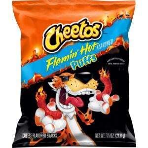 Cheetos Crunchy, Flamin' Hot Puffs Cheese Flavor