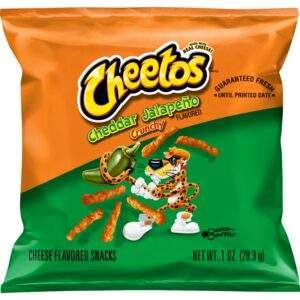 Cheetos, Crunchy, Cheddar Jalapeno Flavored, Cheese Flavored
