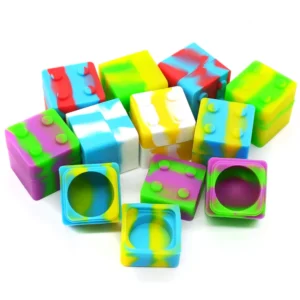 Silicone 9ml Lego Wax Silicone Container Jar