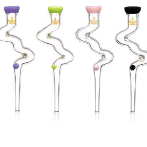8" Winding Glass Straw – aLeaf Glass