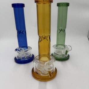 WaterPipe 10.5" 5mm Thick Ice Catcher HoneyComb Perc