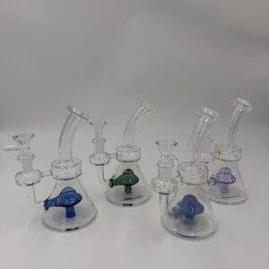 WaterPipe 6.75" 5mm Showerhead Perc Bent Neck