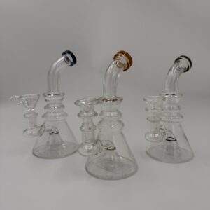 WaterPipe 7" 5mm Thick Bell Perc Bent Neck