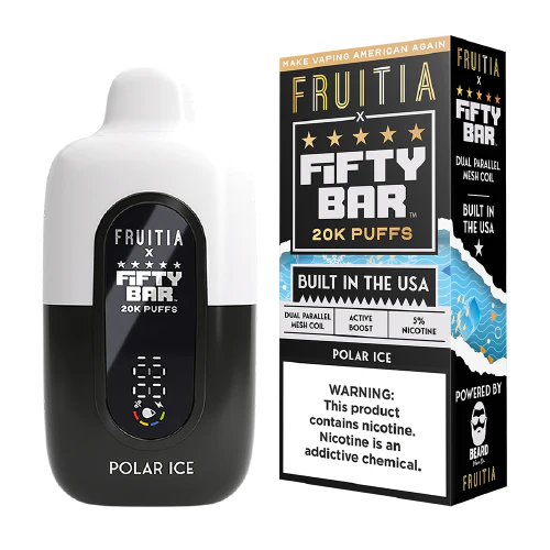 Fifty Bar Disposable Vape | 20K Puffs {Polar Ice} - Image 2