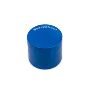 SharpStone® Hard Top 4 Piece Herb Grinder Large 2.5 Inches Blue