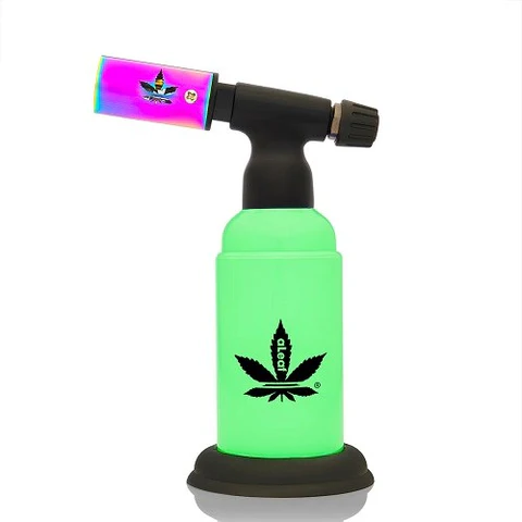 Aleaf 6" Dual Flame Blow Torch {Green}
