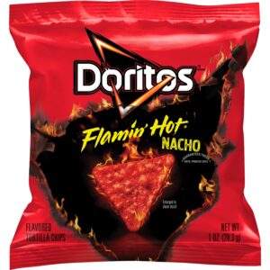 Doritos, Flamin' Hot Nacho, Flavored Tortilla Chips