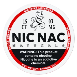 Nic Nac Nicotine Lozenges {Boold Orange - 3mg}
