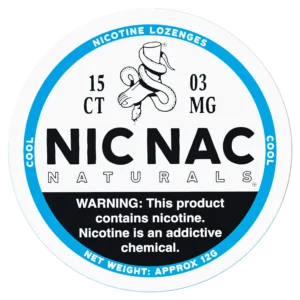 Nic Nac Nicotine Lozenges {Cool - 3mg}
